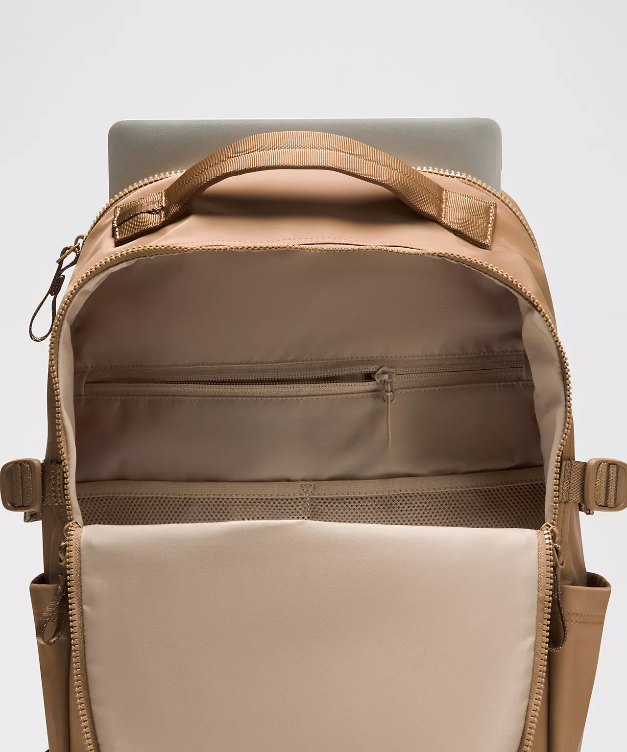 Mid-Size Daily Backpack with Luggage Sleeve Cushioned Laptop Pocket and Airline-Friendly Outer Dimensions