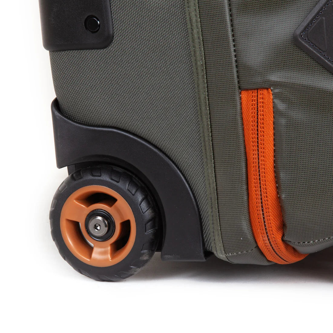 Eco-Friendly Rolling Backpack Carry-On Luggage With Weatherproof TPU Coating and External Gear Fastening Anchors