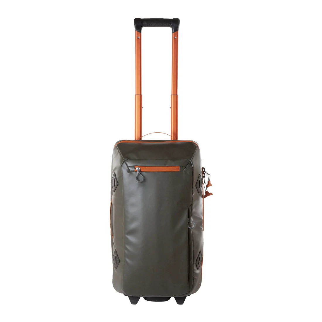 Eco-Friendly Rolling Backpack Carry-On Luggage With Weatherproof TPU Coating and External Gear Fastening Anchors