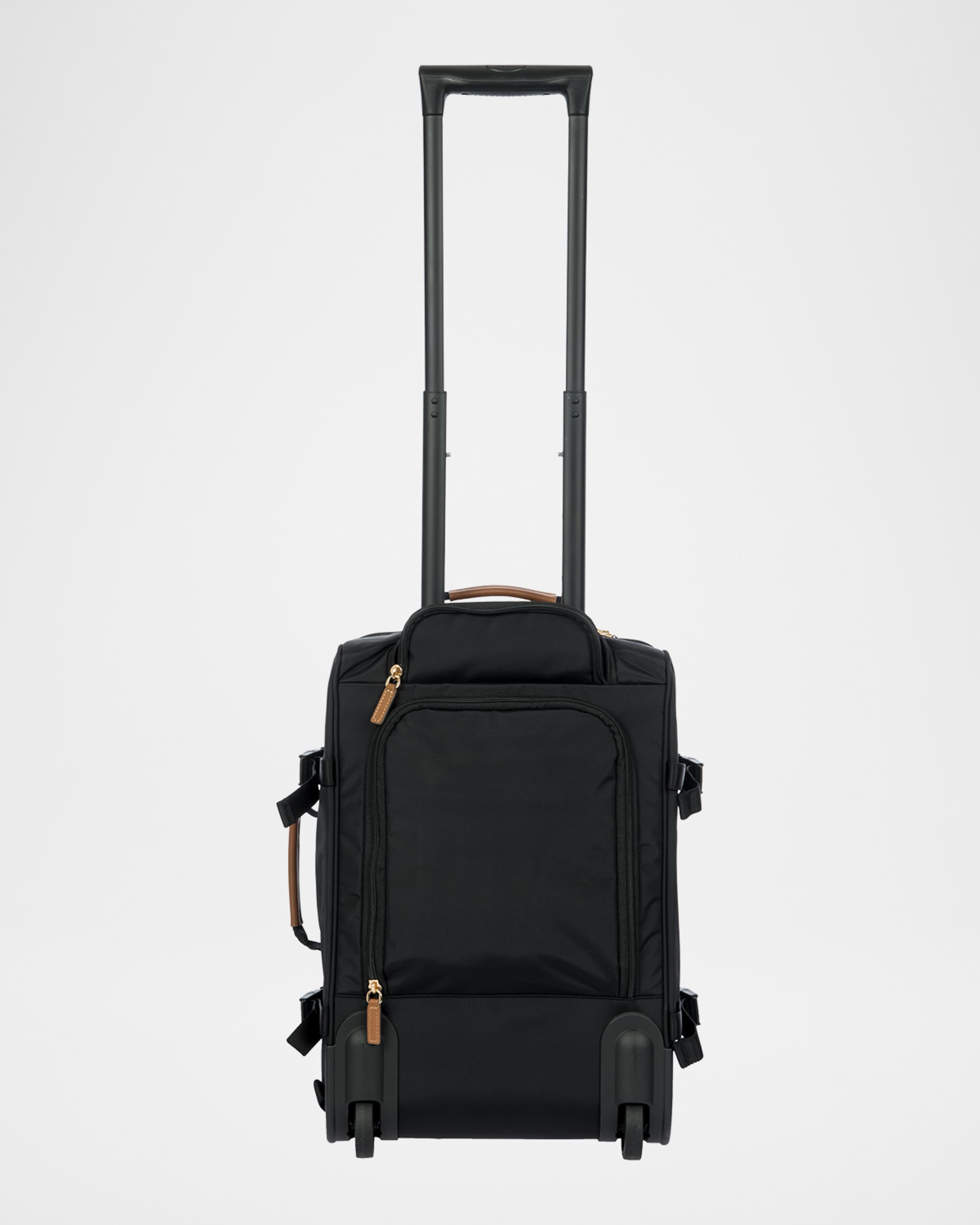 Lightweight Water-Resistant Rolling Backpack Outfitted With Multi-Pocket Storage and Dual Carrying Modes
