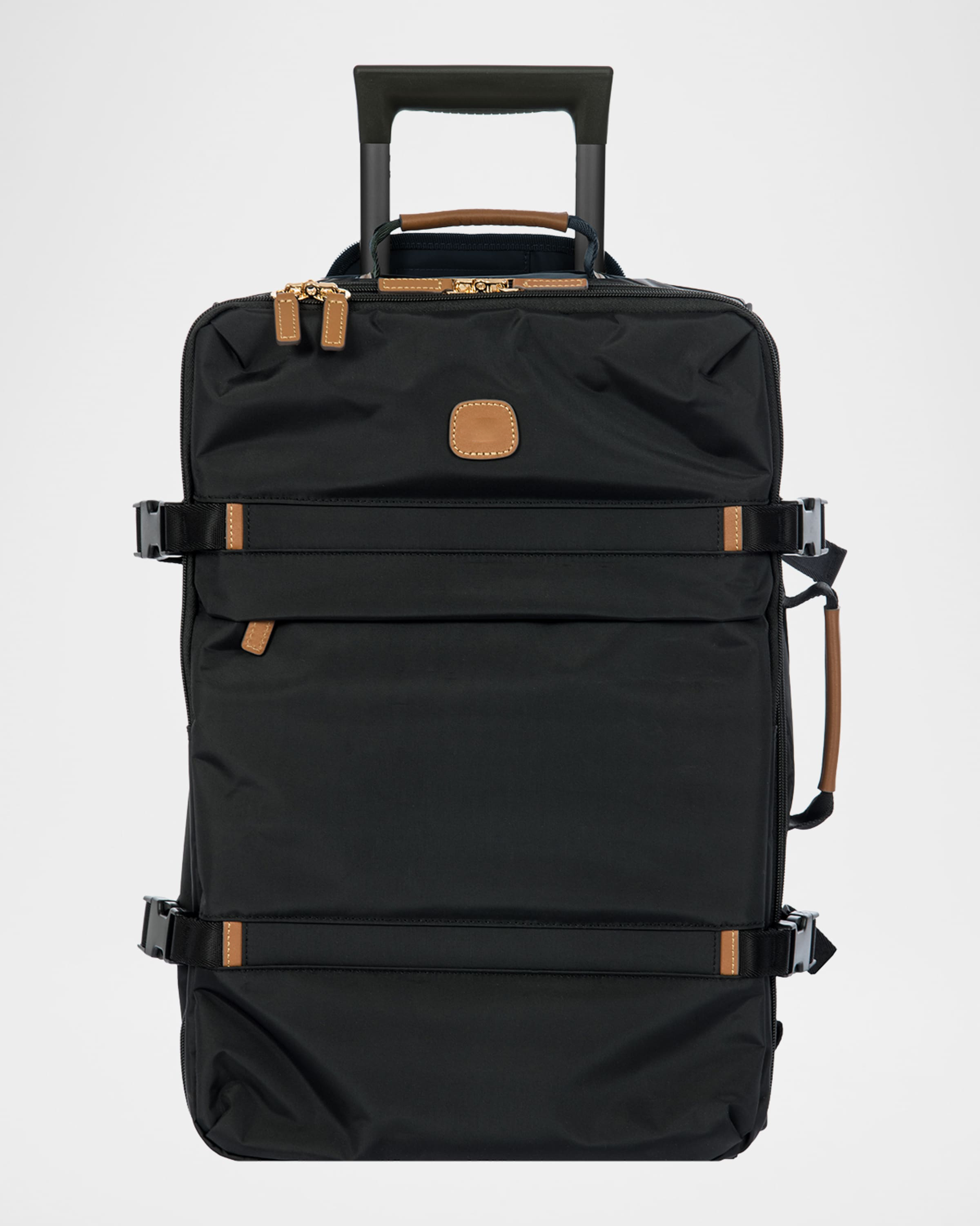 Lightweight Water-Resistant Rolling Backpack Outfitted With Multi-Pocket Storage and Dual Carrying Modes